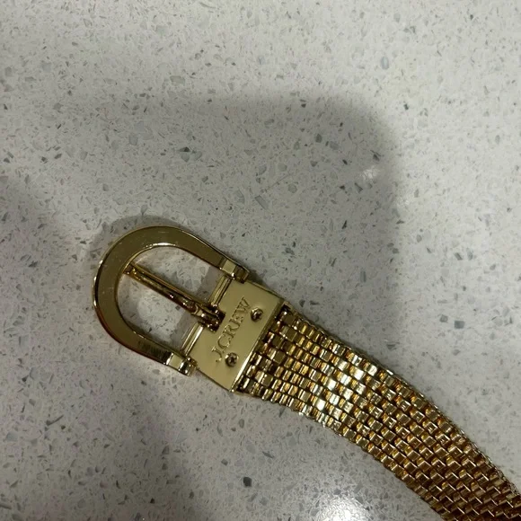 J. Crew Gold Watchband chain belt - Picture 7 of 8
